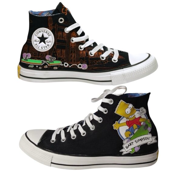 Converse Shoes - Converse x The Simpsons Bart Chuck Taylor High Top Vintage M7/W9
